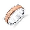 Mixed Metal Men's Wedding BandStyle #: MARS G100