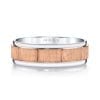 Mixed Metal Men's Wedding BandStyle #: MARS G101