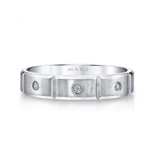 Modern Men's Wedding BandStyle #: MARS G110