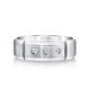 Modern Diamond Men's Wedding BandStyle #: MARS G111