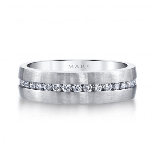 Embellished Diamond Men's Wedding BandStyle #: MARS G115