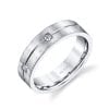 Modern Diamond Men's Wedding BandStyle #: MARS G119