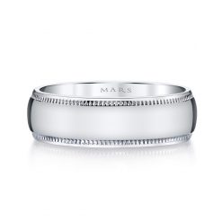 Modern Men's Wedding BandStyle #: MARS G123