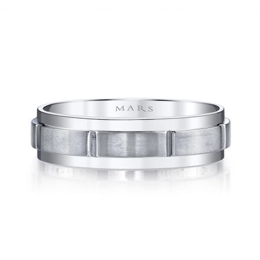 Modern Men's Wedding BandStyle #: MARS G127