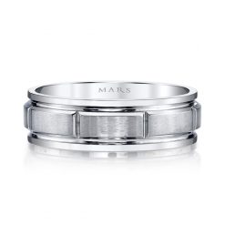 Modern Men's Wedding BandStyle #: MARS G130