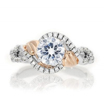 Vintage Halo Engagement rings: RGR28079A-PL