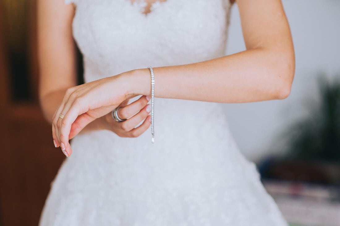 Wedding day bracelet for on sale bride