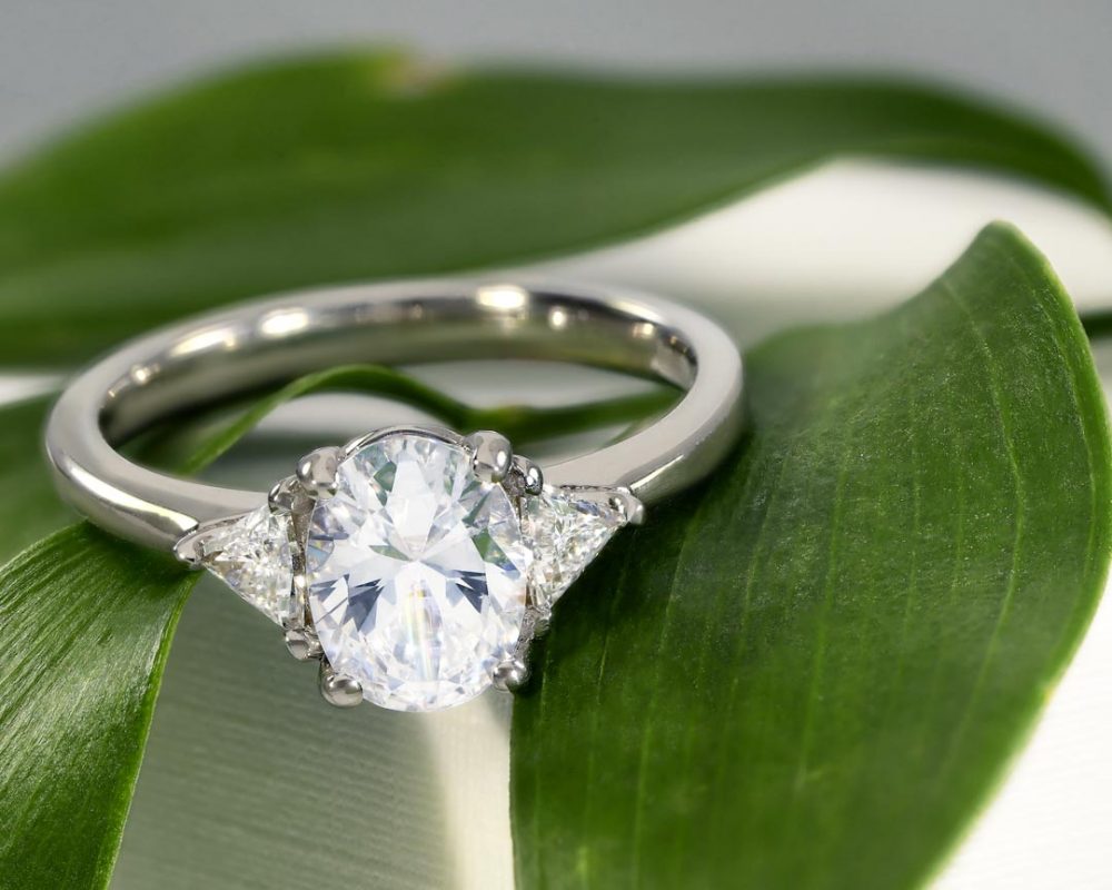 Diamond engagement ring from a cherry creek jeweler