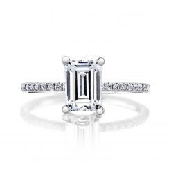 emerald cut engagement ring