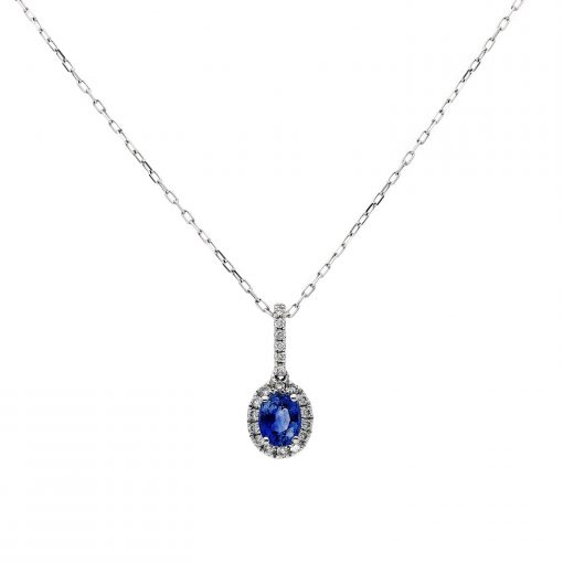 Sapphire NecklaceStyle #: MH-PENDANT-97209