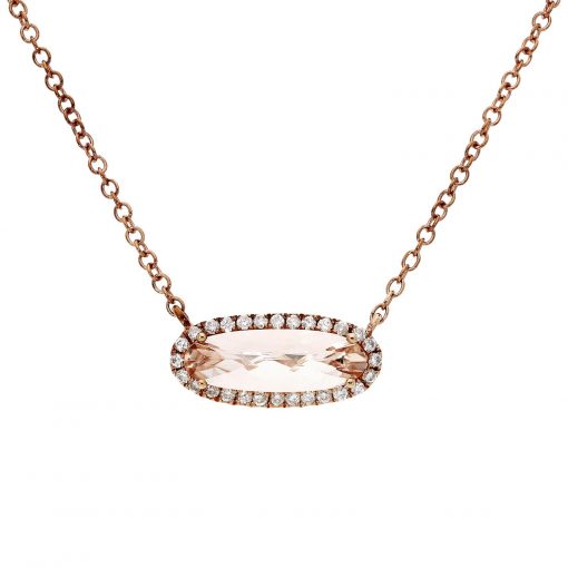 Morganite NecklaceStyle #: MARS-26922