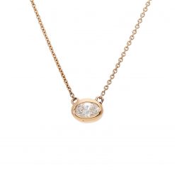 Oval Diamond NecklaceStyle #: 9167695