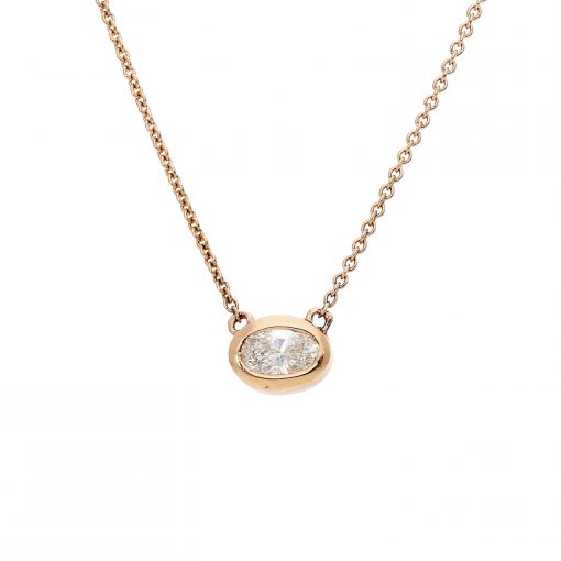 Oval Diamond NecklaceStyle #: 9167695