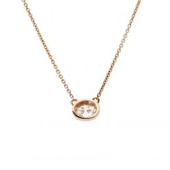 Oval Diamond NecklaceStyle #: 9167695