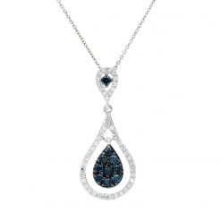 Blue Diamond NecklaceStyle #: ANC-AA751