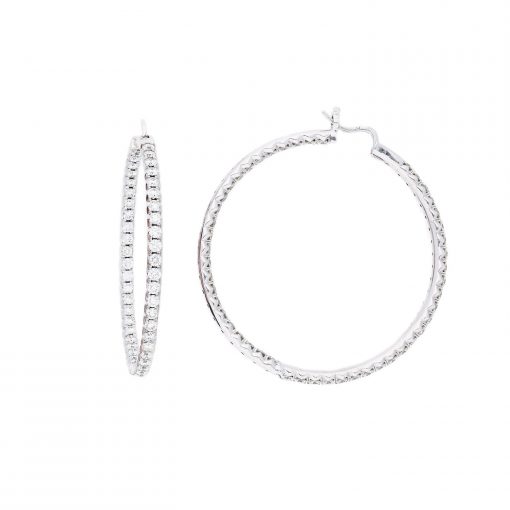 Diamond EarringsStyle #: HOOPER-107