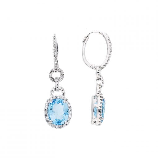 Blue Topaz EarringsStyle #: PD-LQ3666E