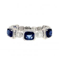 Created Sapphire  Bracelet Style #: JW-BRAC-SP-001
