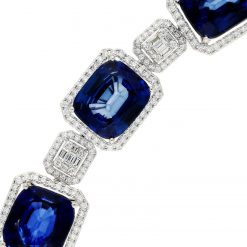 Created Sapphire  Bracelet Style #: JW-BRAC-SP-001