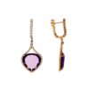 Dangle Amethyst EarringsStyle #: ANC-AN4276