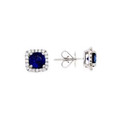 Sapphire Earrings Style #: PD-LQ10180E