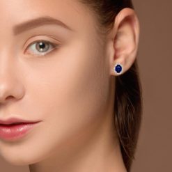 Sapphire EarringsStyle #: PD-LQ10527E
