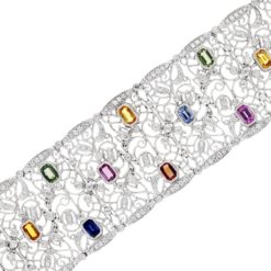 Fancy Colored Sapphires BraceletStyle #: PD-LQ2615BR