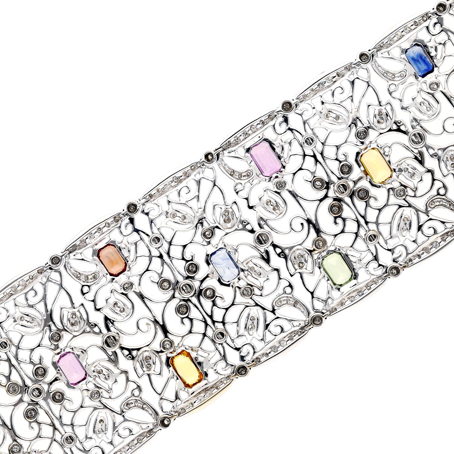Fancy Colored Sapphires BraceletStyle #: PD-LQ2615BR