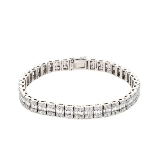 Baguette Diamond BraceletStyle #: PD-LQ3556BR