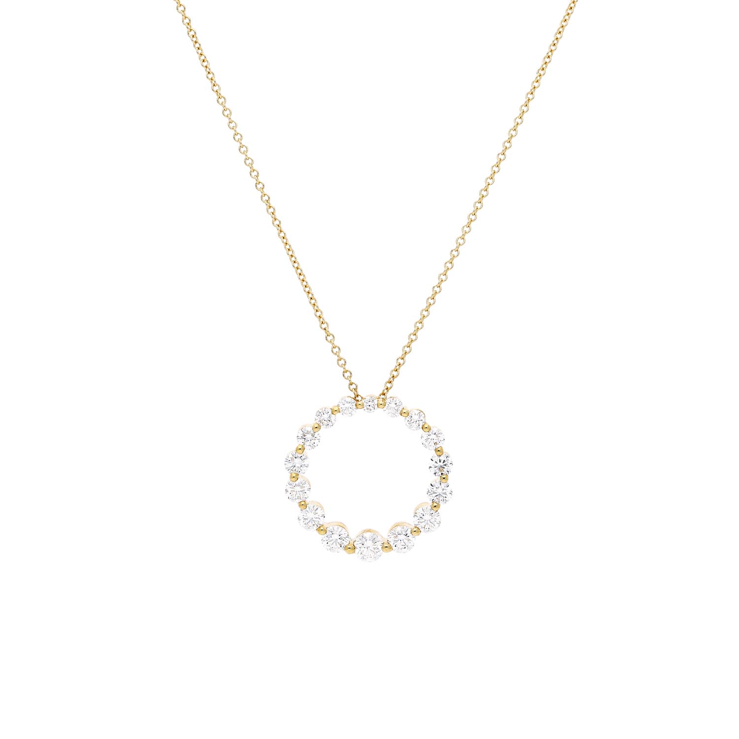 Diamond NecklaceStyle #: PD-LQ4161N