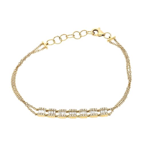 Baguette Diamond Bracelet Style #: MK-855477