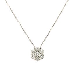 Diamond NecklaceStyle #: mk-fcpa.100-W