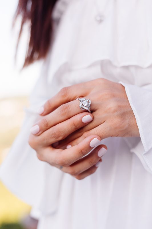 choosing the perfect engagement ring at Mark's Diamonds.