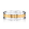 Mixed Metal Men's Wedding BandStyle #: MARS G103