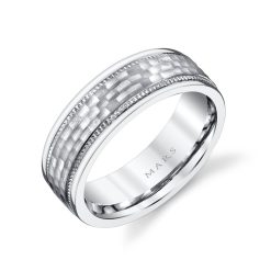 Modern Men's Wedding BandStyle #: MARS G105