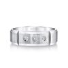 Modern Diamond Men's Wedding BandStyle #: MARS G111