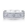 Modern Diamond Men's Wedding BandStyle #: MARS G113