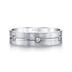 Modern Diamond Men's Wedding BandStyle #: MARS G119