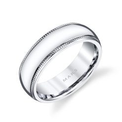 Modern Men's Wedding BandStyle #: MARS G123