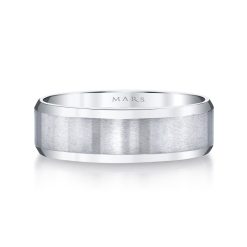 Modern Men's Wedding BandStyle #: MARS G124