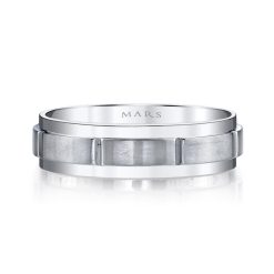 Modern Men's Wedding BandStyle #: MARS G127