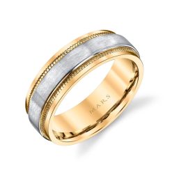 Mixed Metal Men's Wedding BandStyle #: MARS G133