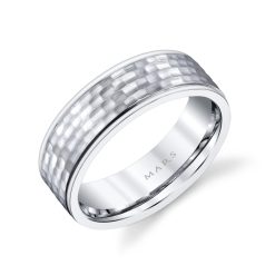 Unique Men's Wedding BandStyle #: MARS G137