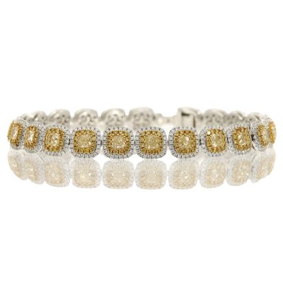 Yellow Diamond Custom Bracelet<br>Style #: MHD-010625-1