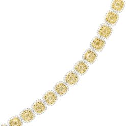 Alternative view of Yellow Diamond Custom Bracelet<br>Style #: MHD-010625-1