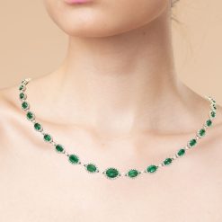 Emerald Necklace<br>Style #: PD-LQ2440N